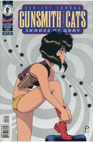 Gunsmith Cats: Shades of Gray 2 published by Dark Horse with cover art by Kenichi Sonoda