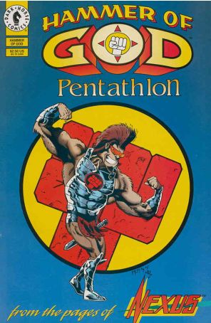 Hammer of God: Pentathlon 1 published by Dark Horse with cover art by Neil Vokes