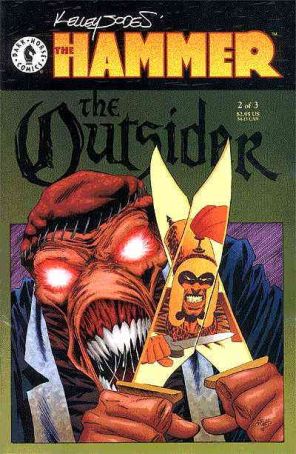 Hammer: The Outsider 2 published by Dark Horse with cover art by Kelley Jones