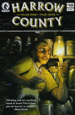 Harrow County 10 published by Dark Horse with cover art by Tyler Crook