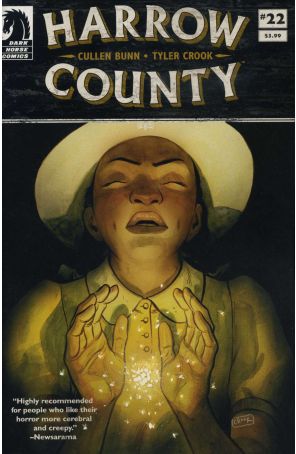 Harrow County 22 published by Dark Horse with cover art by Tyler Crook