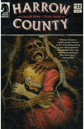 Harrow County 25 published by Dark Horse with cover art by Tyler Crook