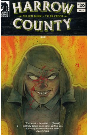 Harrow County 26 published by Dark Horse with cover art by Tyler Crook