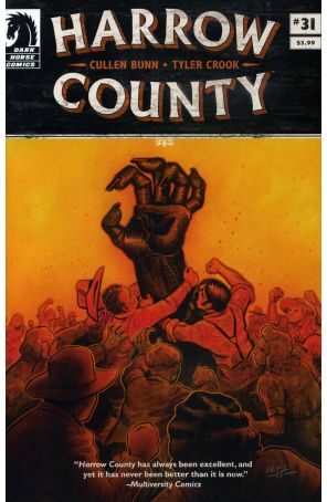 Harrow County 31 published by Dark Horse with cover art by Tyler Crook