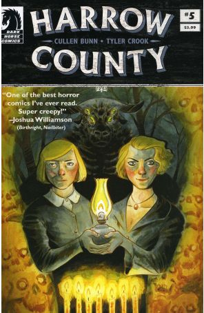 Harrow County 5 published by Dark Horse with cover art by Tyler Crook