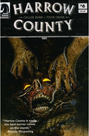 Harrow County 6 published by Dark Horse with cover art by Tyler Crook