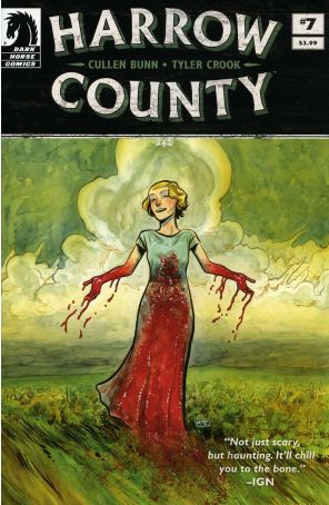 Harrow County 7 published by Dark Horse with cover art by Tyler Crook