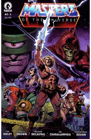 He-Man and the Masters of the Universe (DH) 5A published by Dark Horse with cover art by Reilly Brown