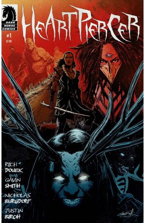 Heartpiercer 1 published by Dark Horse with cover art by Gavin Smith