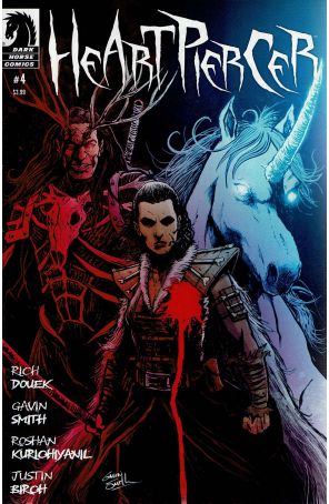 Heartpiercer 4 published by Dark Horse with cover art by Gavin Smith