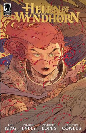 Helen of Wyndhorn 4B published by Dark Horse with cover art by Bilquis Evely