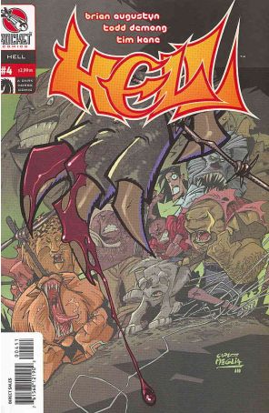 Hell 4 published by Dark Horse with cover art by Carlos Meglia
