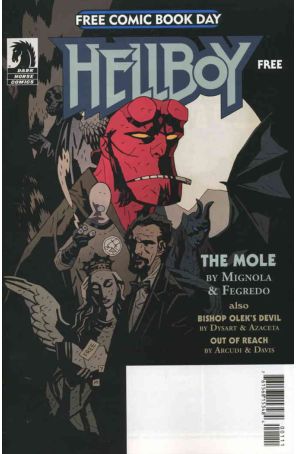 Hellboy (Dark Horse) FCBD 2008 published by Dark Horse with cover art by Mike Mignola