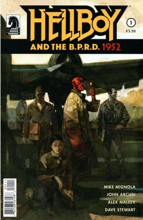 Hellboy and the B.P.R.D. 1 published by Dark Horse with cover art by Alex Maleev
