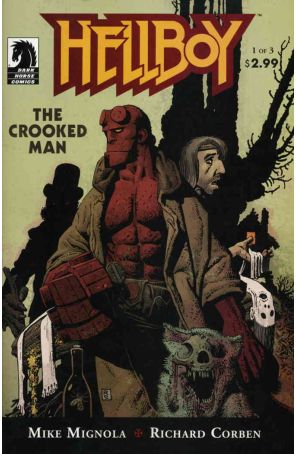 Hellboy: The Crooked Man 1 published by Dark Horse with cover art by Richard Corben