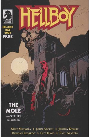 Hellboy: the Mole and Other Stories 1 published by Dark Horse with cover art by Mike Mignola
