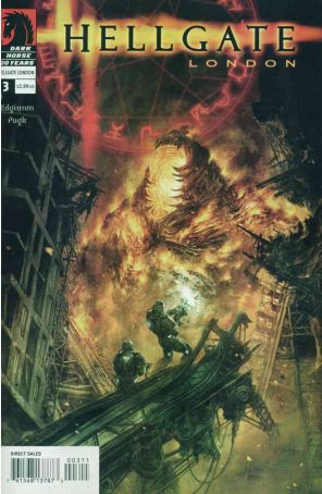 Hellgate: London 3 published by Dark Horse with cover art by Aleksi Briclot