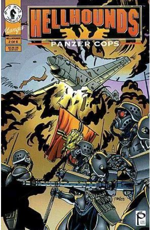 Hellhounds: Panzer Cops 2 published by Dark Horse with cover art by Joe Philips