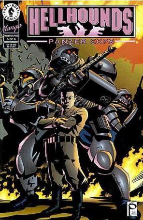 Hellhounds: Panzer Cops 5 published by Dark Horse with cover art by Jason Pearson