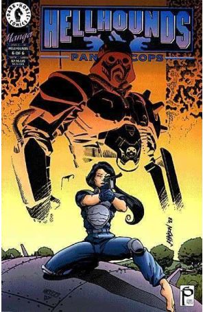 Hellhounds: Panzer Cops 6 published by Dark Horse with cover art by Dave Johnson