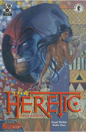 The Heretic 2 published by Dark Horse with cover art by Joe Phillips