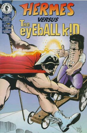 Hermes vs. the Eyeball Kid 1 published by Dark Horse with cover art by Eddie Campbell