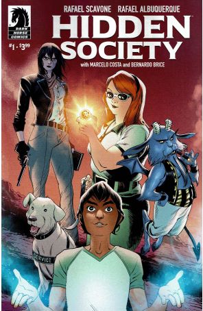 Hidden Society 1A published by Dark Horse with cover art by Rafael Albuquerque