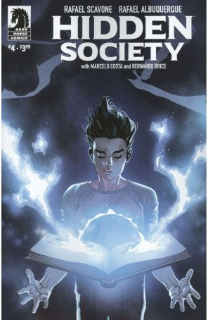 Hidden Society 4A published by Dark Horse with cover art by Rafael Albuquerque