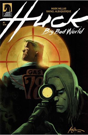 Huck: Big Bad World 2A published by Dark Horse with cover art by Rafael Albuquerque