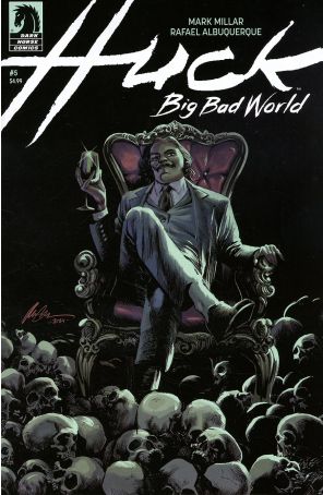 Huck: Big Bad World 5A published by Dark Horse with cover art by Rafael Albuquerque