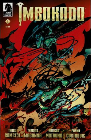 Imbokodo 1 published by Dark Horse with cover art by Katlego Motaung