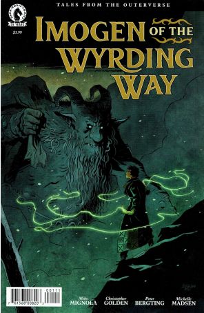 Imogen of the Wyrding Way 1 published by Dark Horse with cover art by Peter Bergting