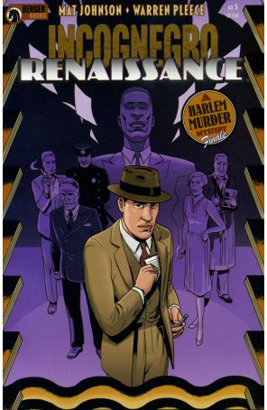 Incognegro: Renaissance 5 published by Dark Horse with cover art by Warren Pleece