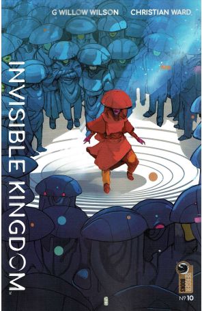 Invisible Kingdom 10 published by Dark Horse with cover art by Christian Ward