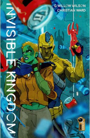 Invisible Kingdom 7 published by Dark Horse with cover art by Christian Ward