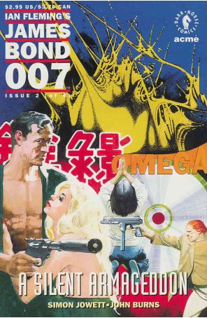 James Bond 007: A Silent Armageddon 2 published by Dark Horse with cover art by John Burns