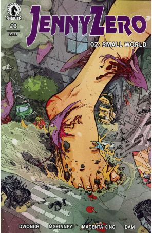 Jenny Zero 2 published by Dark Horse with cover art by Magenta King