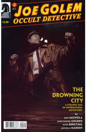 Joe Golem: The Drowning City 2 published by Dark Horse with cover art by David Palumbo