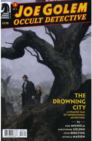 Joe Golem: The Drowning City 3 published by Dark Horse with cover art by David Palumbo