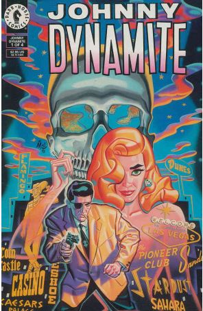 Johnny Dynamite 1 published by Dark Horse with cover art by Mitch O’connell