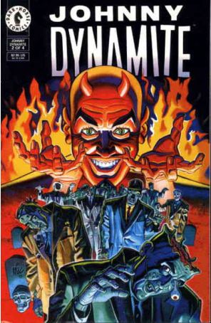 Johnny Dynamite 2 published by Dark Horse with cover art by Mitch O’Connell