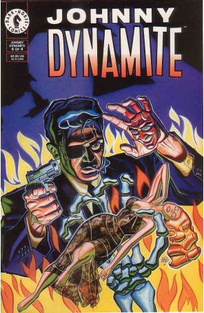 Johnny Dynamite 4 published by Dark Horse with cover art by Mitch O’connell