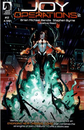 Joy Operations 2 2A published by Dark Horse with cover art by Stephen Byrne