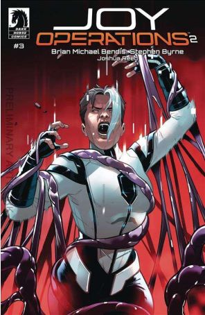 Joy Operations 2 3A published by Dark Horse with cover art by Stephen Byrne
