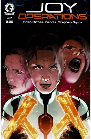 Joy Operations 2A published by Dark Horse with cover art by Stephen Byrne