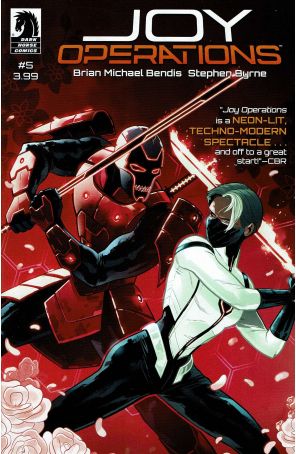 Joy Operations 5A published by Dark Horse with cover art by Stephen Byrne