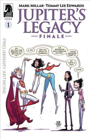 Jupiter's Legacy: Finale 1D published by Dark Horse with cover art by Skottie Young