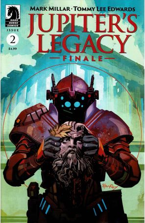 Jupiter's Legacy: Finale 2 published by Dark Horse with cover art by Tommy Lee Edwards