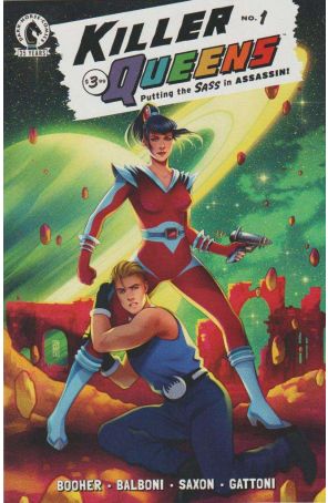 Killer Queens 1C published by Dark Horse with cover art by Jen Bartel