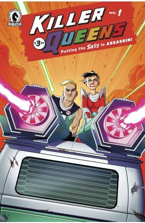 Killer Queens 3B published by Dark Horse with cover art by Chris Ables